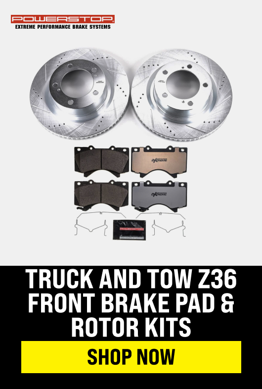 Truck and Tow Z36 Front Brake Pad & Rotor Kits
