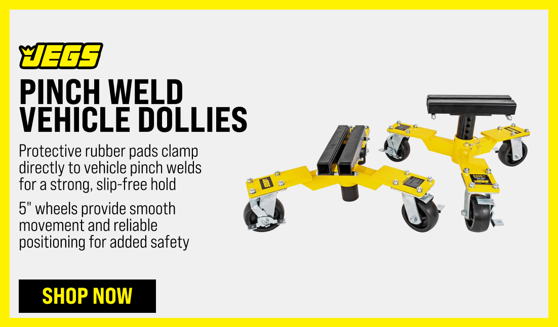 Pinch Weld Vehicle Dollies