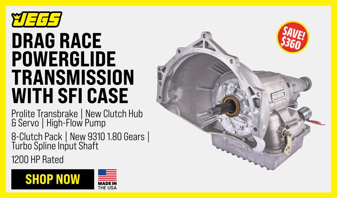 Drag Race Powerglide Transmission with SFI Case