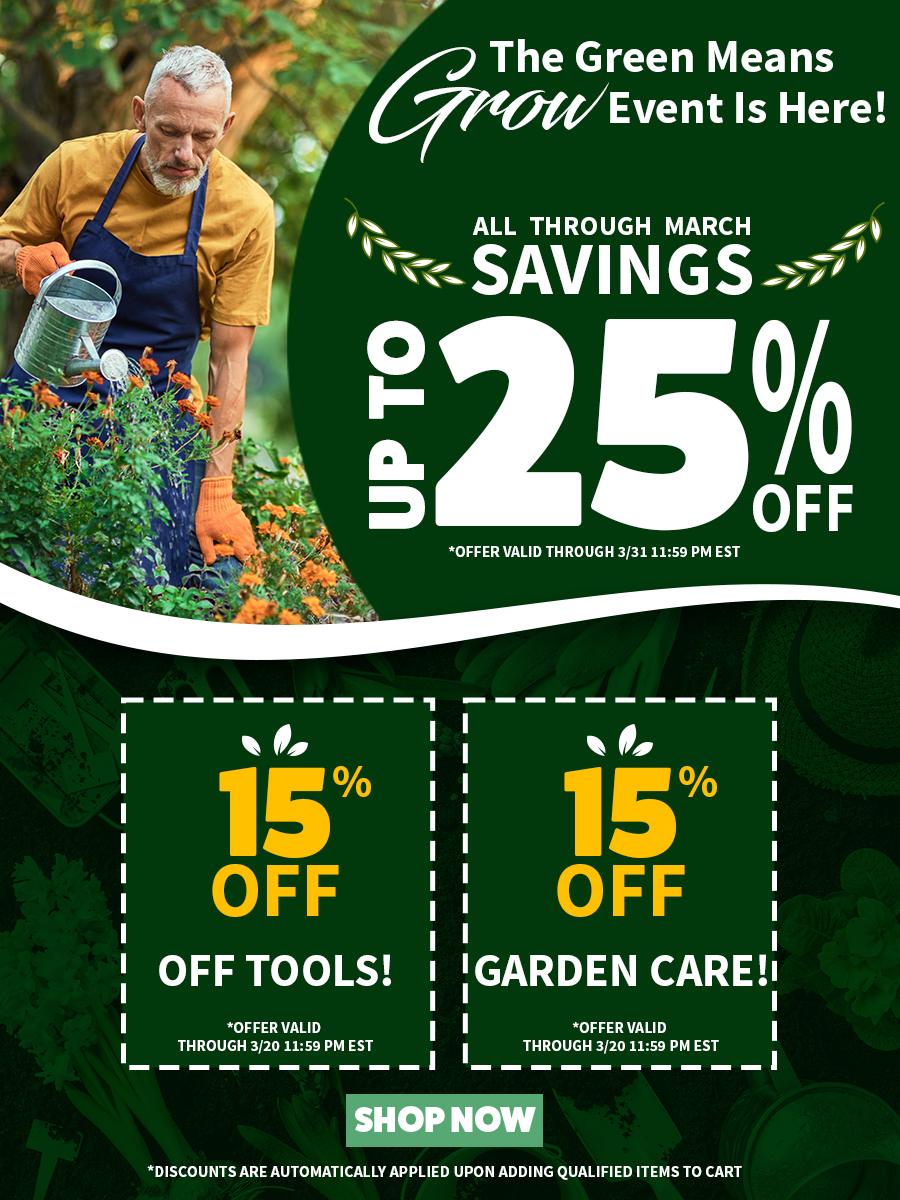 Save on Tools and Garden Supplies - Greenhouse Megastore