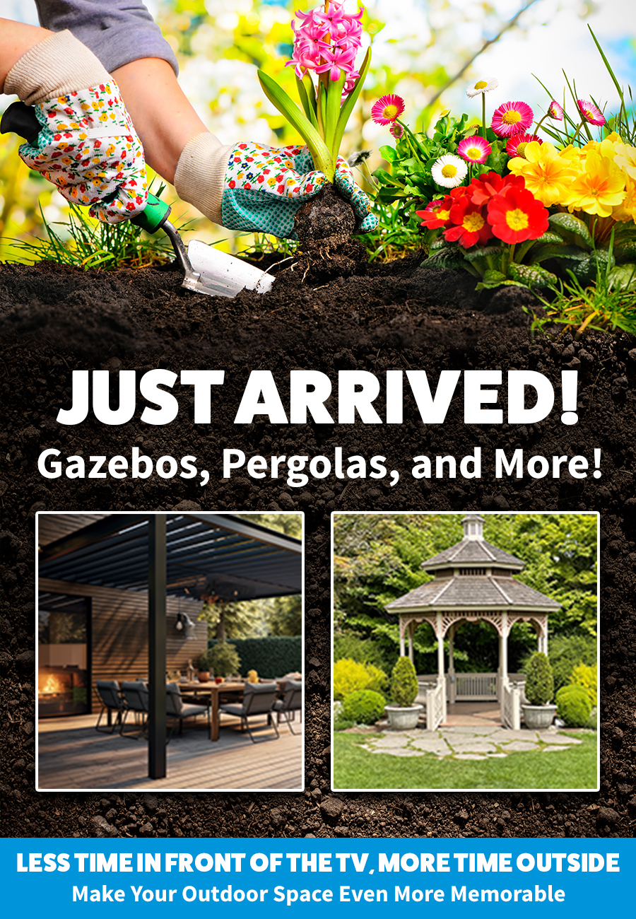 Outdoor Living- Gazebos, Pergolas, and More!