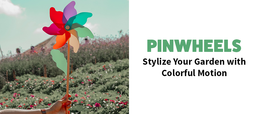 Stylize your garden with colorful motion