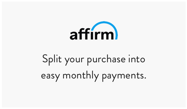 Split your purchase into easy monthly payments.