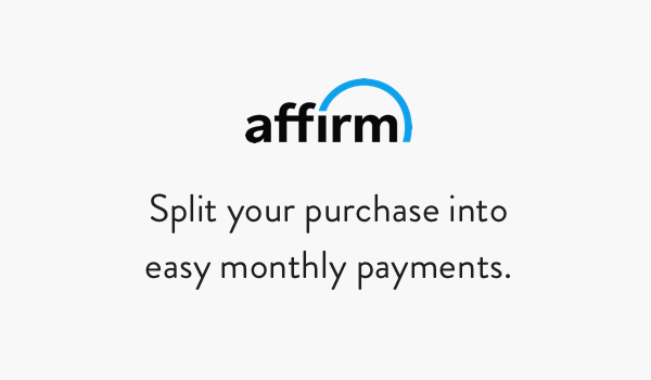 Split your purchase into easy monthly payments.