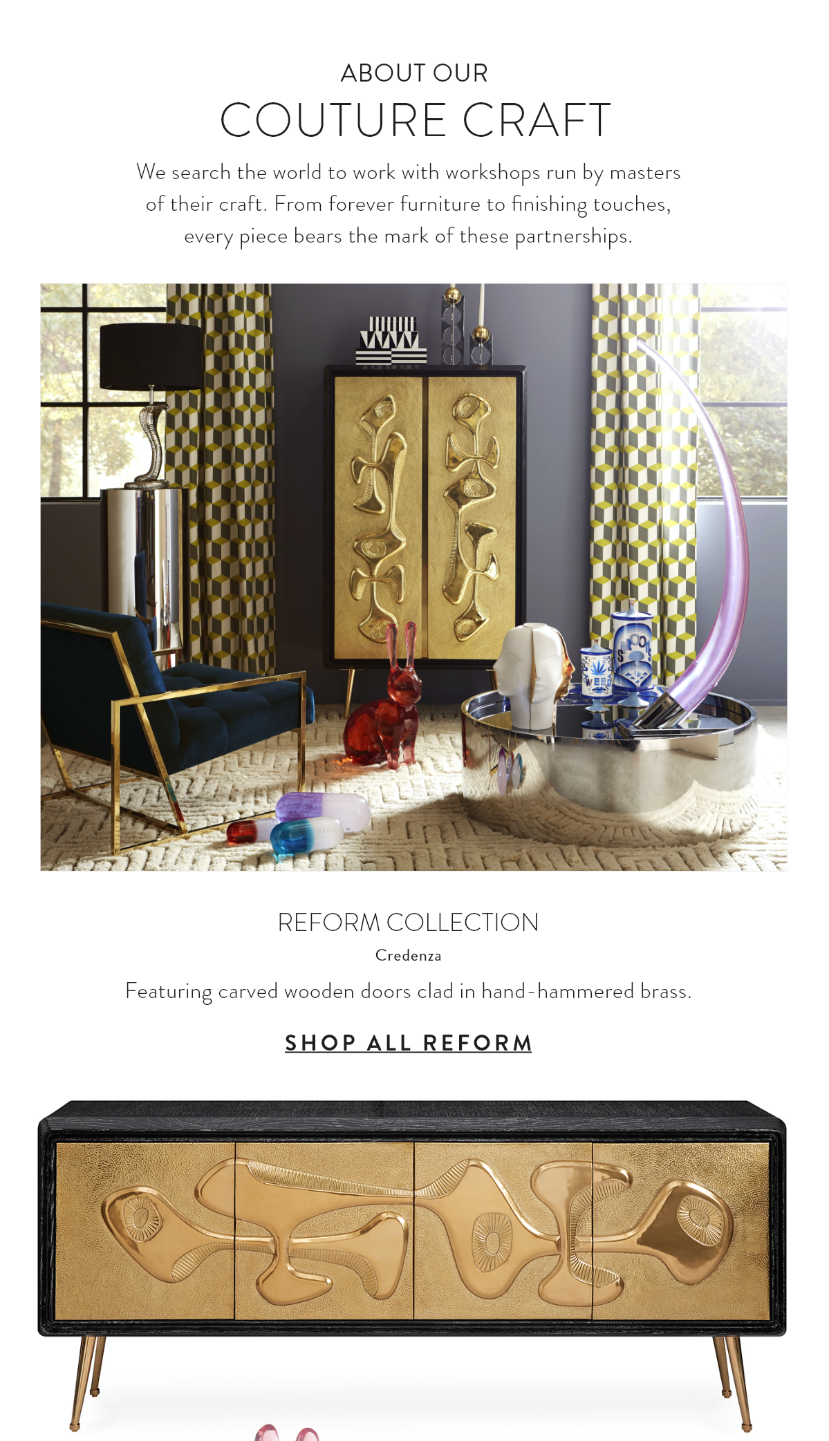 About our couture craft - Reform Collection - SHOP ALL REFORM