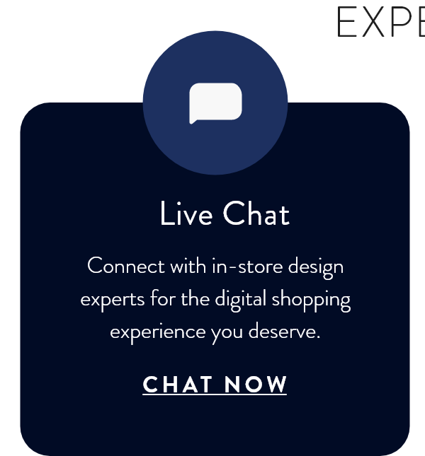 Live Chat - CHAT NOW