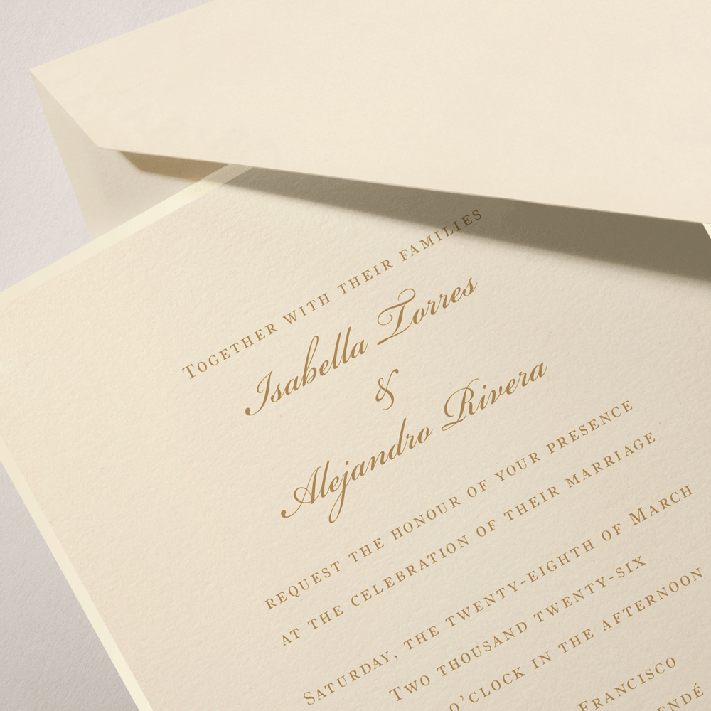 Shop the Isabella Wedding Invitation