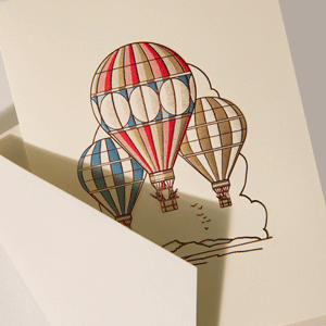 Hot Air Balloons Note