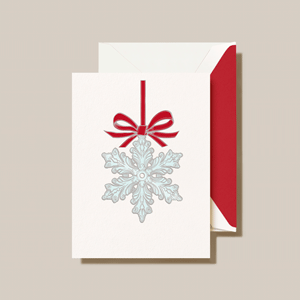 Snowflake Ornament Greeting Card