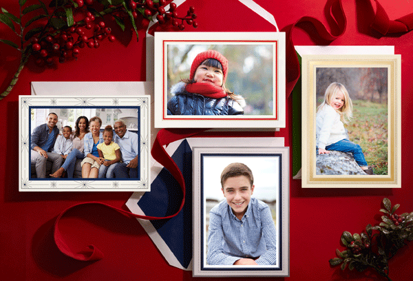 BOXED HOLIDAY PHOTO MOUNT CARDS