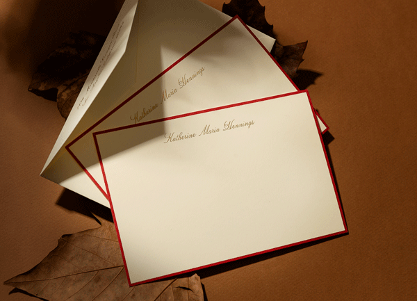 SHOP THE RED FLORENTINE CARD