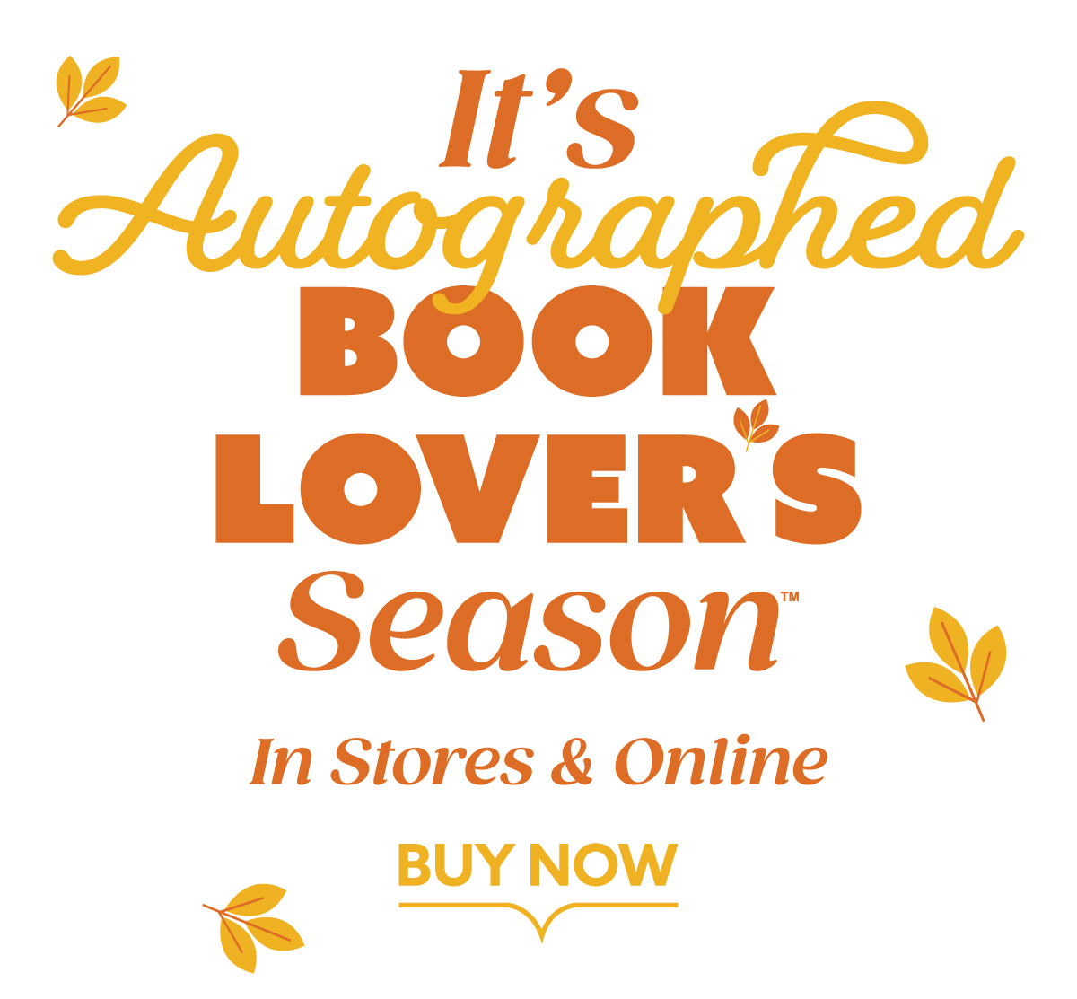 It's Autographed Book Lover's Season - In Stores & Online
