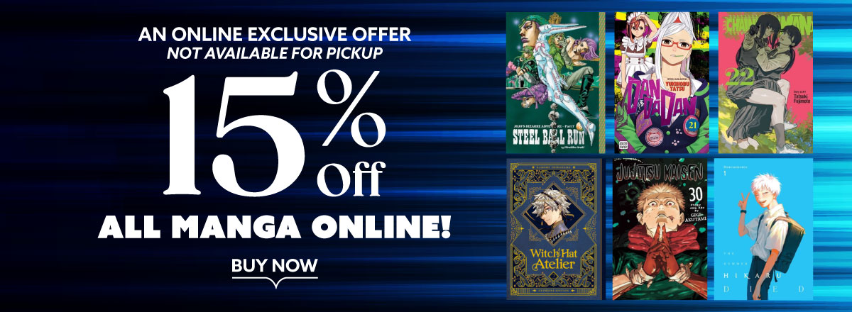 15% Off All Manga Online