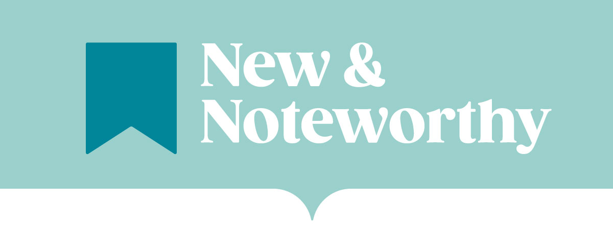 New and Noteworthy Books