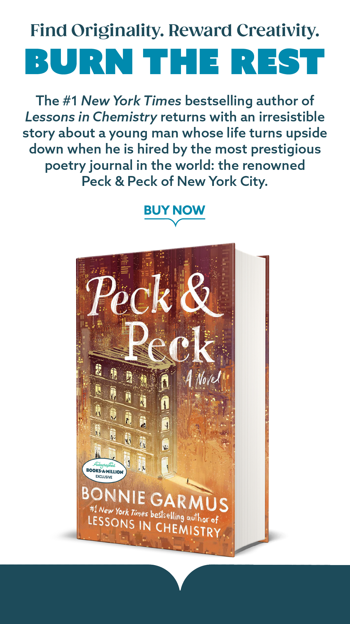Peck & Peck Autographed (Books-A-Million Exclusive) by Bonnie Garmus