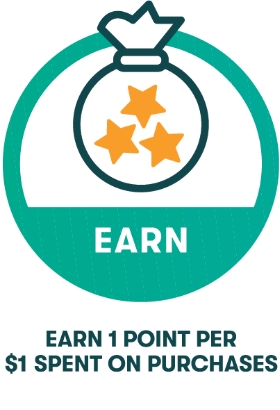 Earn 1 Point Per $1 Spent On Purchases