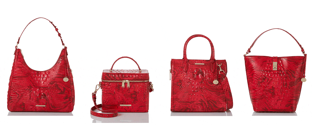 Red Flare is signaling to you - Brahmin Handbags