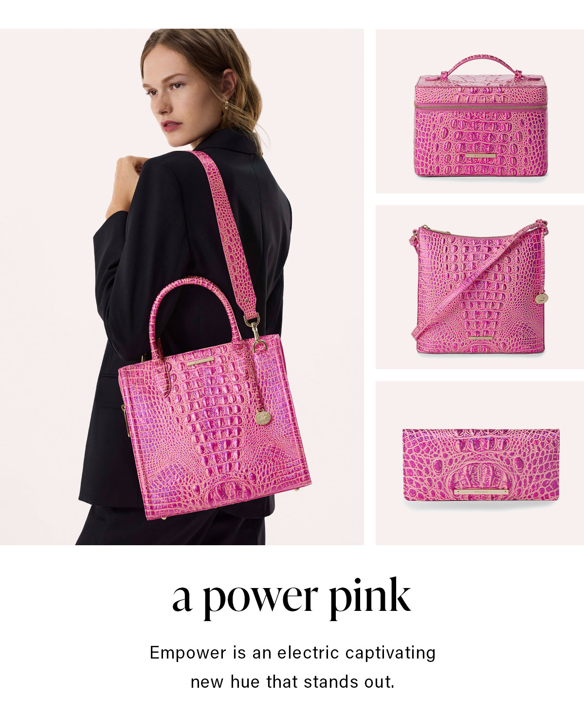 a power pink Empower is an electric captivating new hue that sands out.