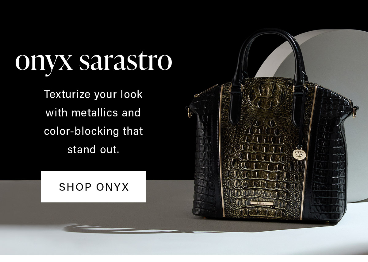 onyx sarastro Texturize your look with metallics and color-blocking that stand out. SHOP ONYX