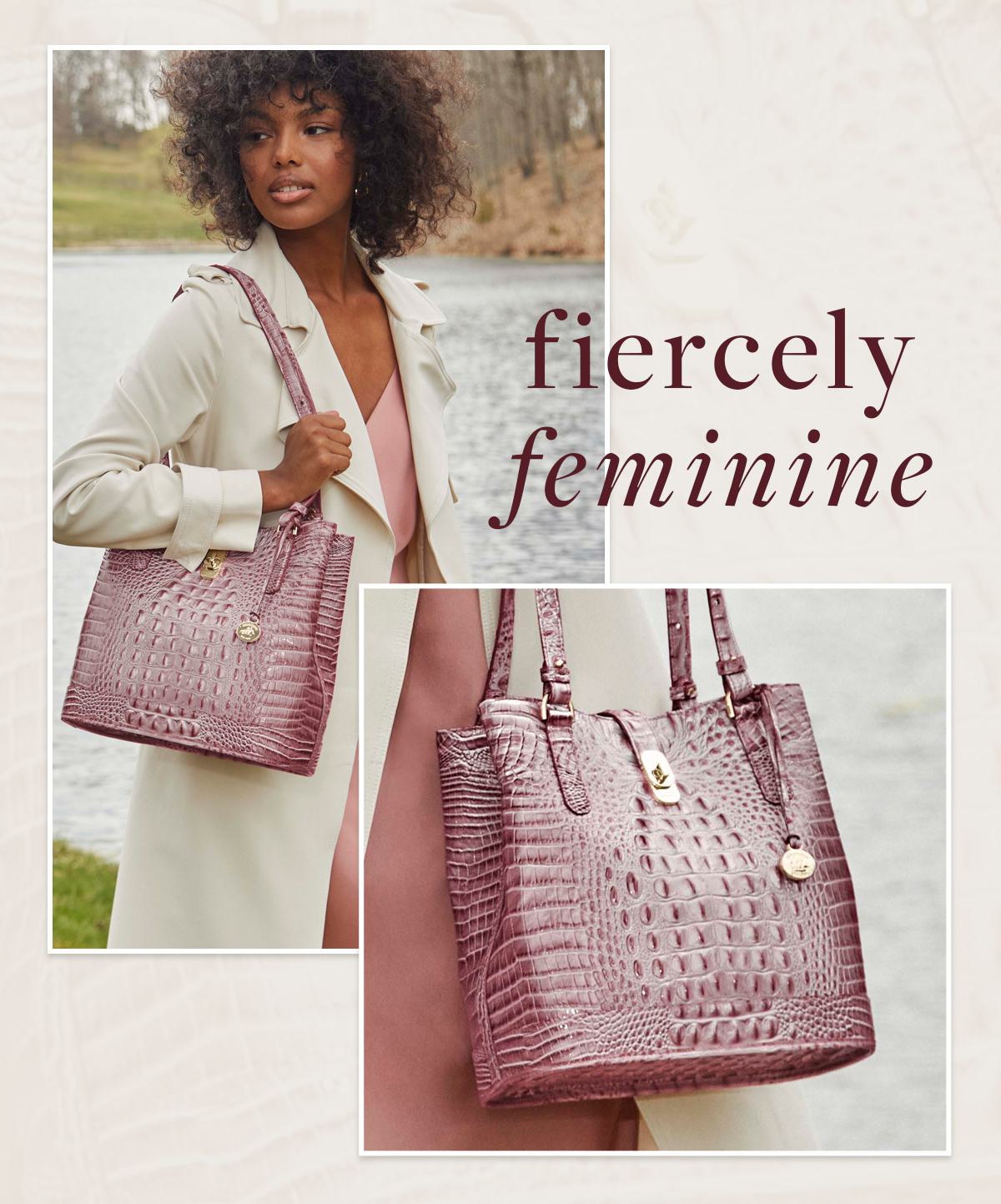 Brahmin Handbags - Think: soft, sweet.and ready to shine. Meet Pink  Icing. Shop Collection