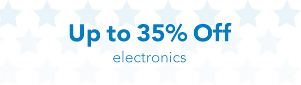 Up to 35% Off Electronics