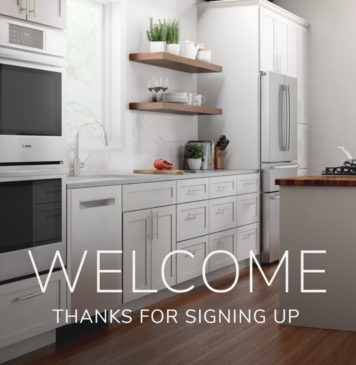 Welcome | Thanks for signing up