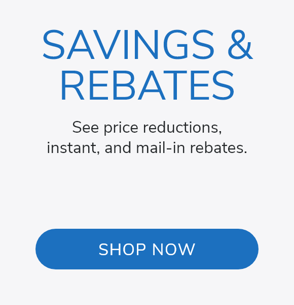 Savings & Rebates