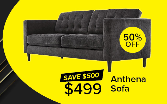 50% off Anthena Sofa