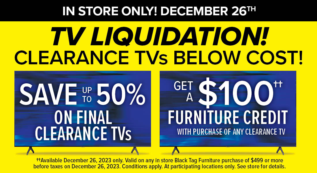 TV Liquidation!