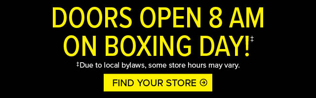 Doors Open 8 AM On Boxing Day!