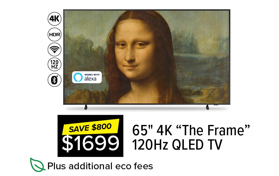 Samsung 65" The Frame 4K UHD QLED Smart TV