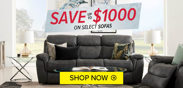 Save Up To $1000 On Select Sofas