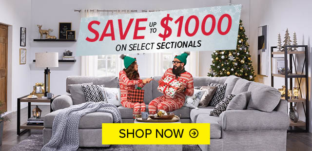 Save Up To $1000 On Select Sectionals