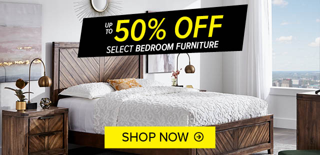 Up To 50% Off Select Bedroom Furniture