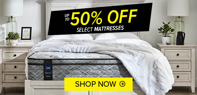 Up To 50% Off Select Mattresses