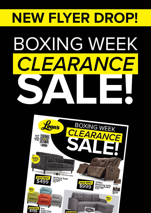 Boxing Week Clearance Sale!