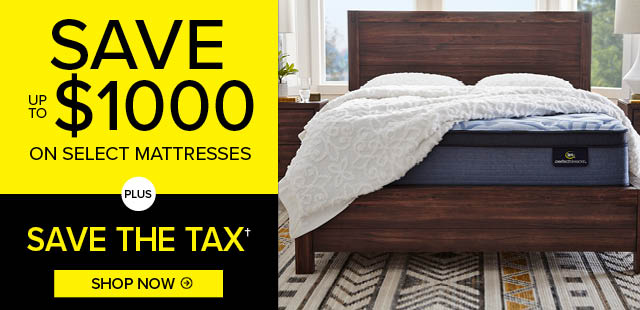 Save Up To $1000 On Select Mattresses