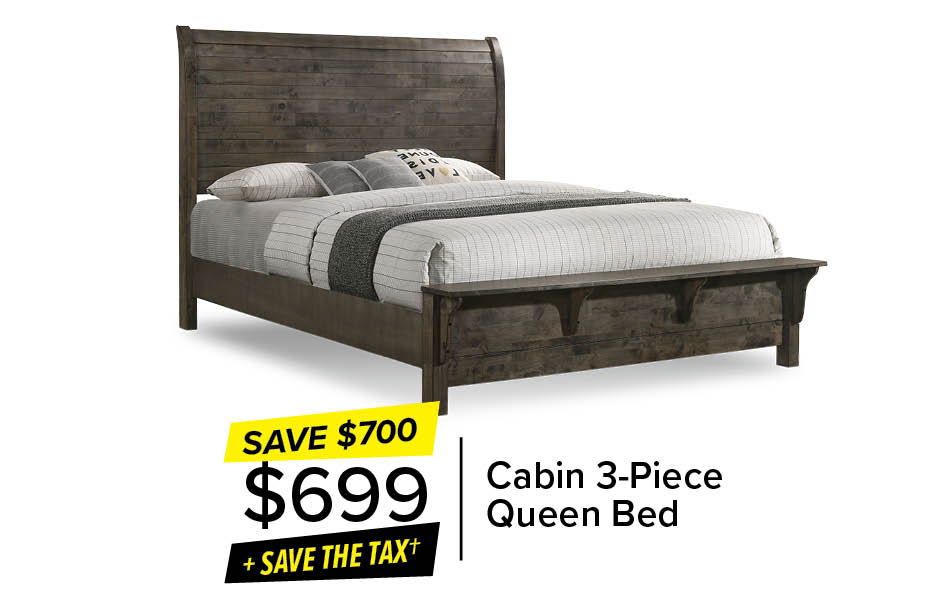 Cabin 3-Piece Queen Bed