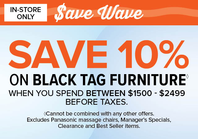 Save Up To 10% On Black Tag Furniture