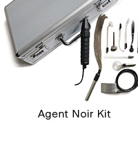 KinkLab Agent Noir Neon Wand Electro-Erotic Kit