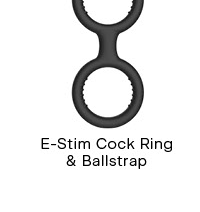 ElectroShock E-Stimulation Cock Ring and Ballstrap E-Stim Cock Ring Ballstrap 
