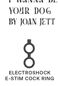 % ABEEERLRNE. GRSy YOUR DOG BY JOAN JETT 8 ELECTROSHOCK E-STIM COCK RING 