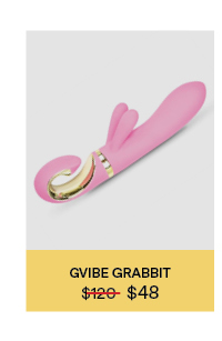 Gvibe GRabbit Dual Action Vibrator (WAS $120 - NOW $48) 1% 