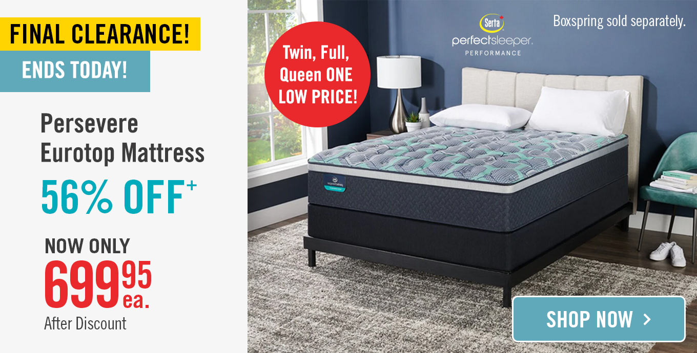 56% OFF Serta Perfect Sleeper Performance Persevere Eurotop Mattresses.