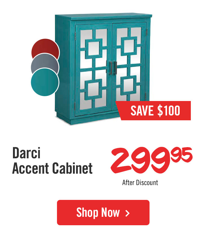 Darci Accent Cabinet - Blue