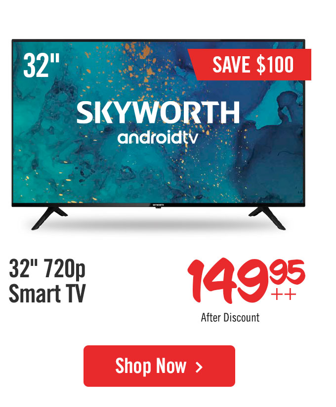 Skyworth 32 720p HD Smart Television with Google Assistant