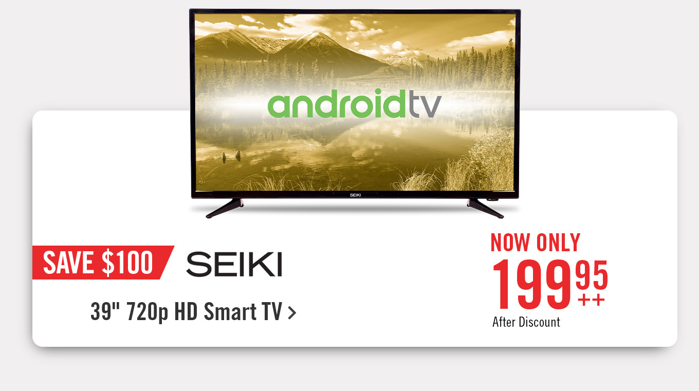 Seiki 39 inch 720p HD Smart Television.