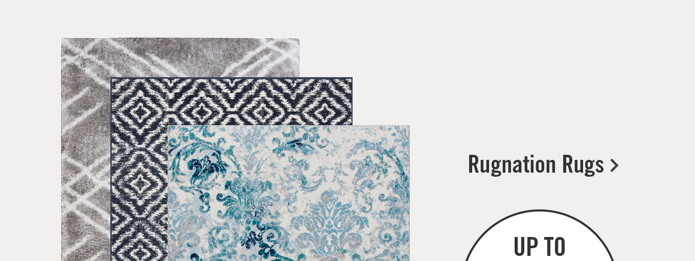 Up to 20% off Rugnation Online Only Rugs.