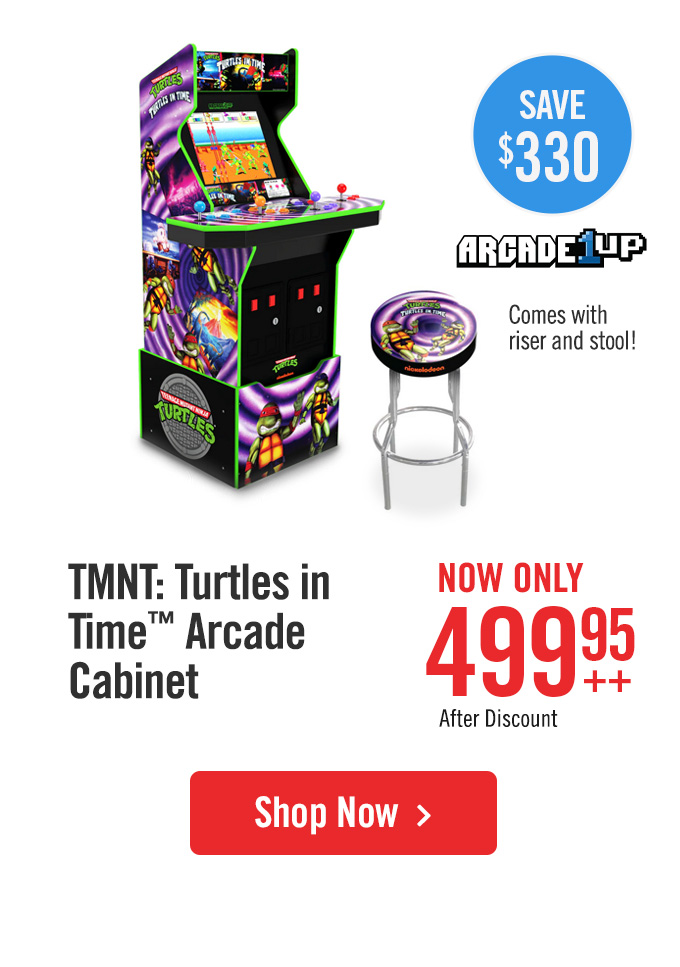 Teenage Mutant Ninja Turtles: Turtles in Time Arcade Cabinet.