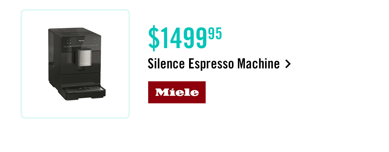 Miele silence espresso machine.